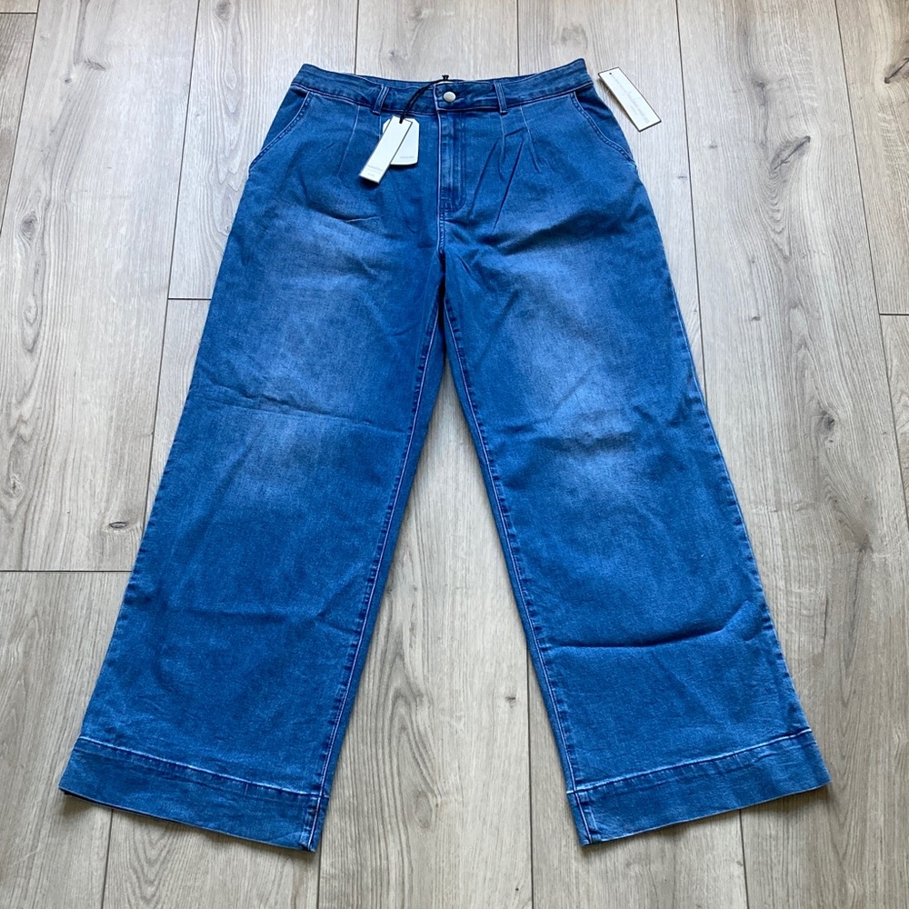 NWT Bagatelle Collection Tailored Wide Leg Jeans Pants Women’s 31 Inseam: 31”